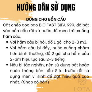 BỘT MEN VI SINH SIFA