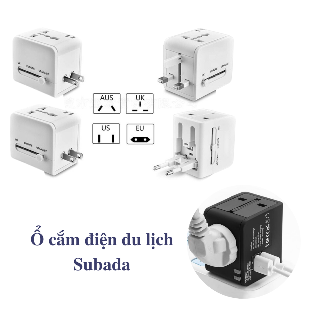 ổ cắm chuyển đổi quốc tế subada