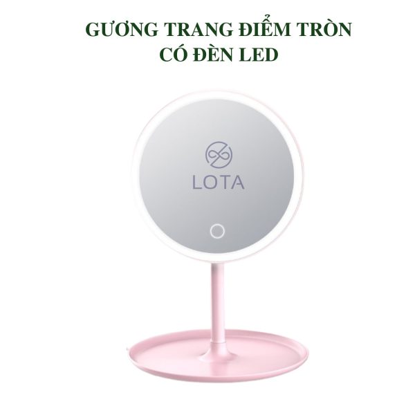 chieu sang hoan hao cho lop trang diem hoan hao voi guong trang diem tron den led 3 mau