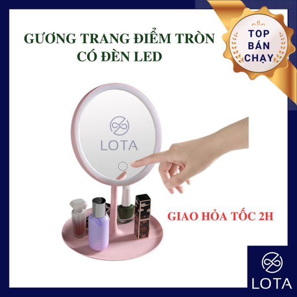 guong-trang-diem-tron-den-led-3-mau-sang-sang-dep