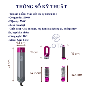 Máy sấy tóc tạo kiểu 5 in 1