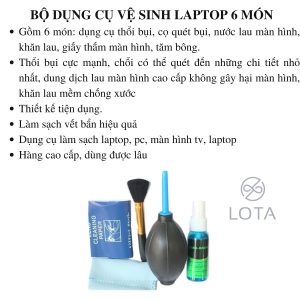 ve sinh laptop 6 mon laptop hoat dong tot hon