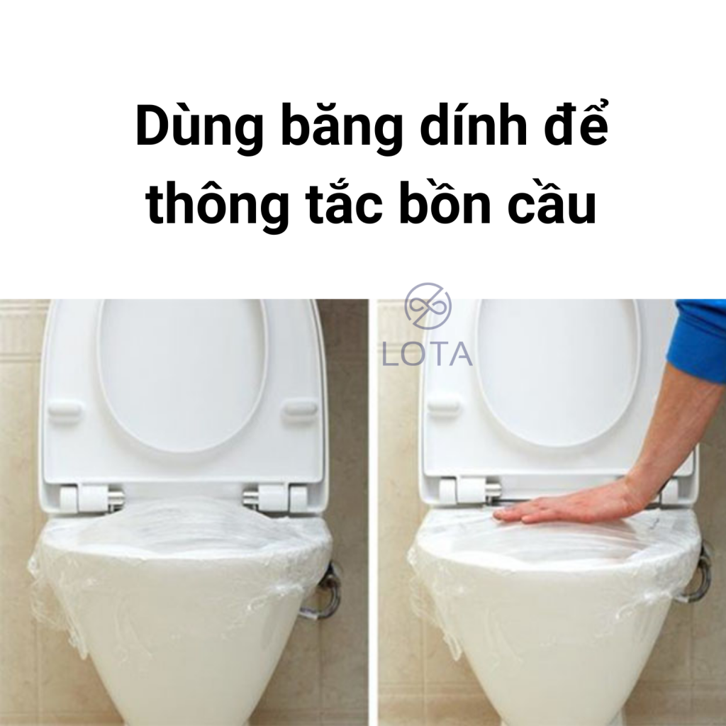 mẹo thông tắc bồn cầu