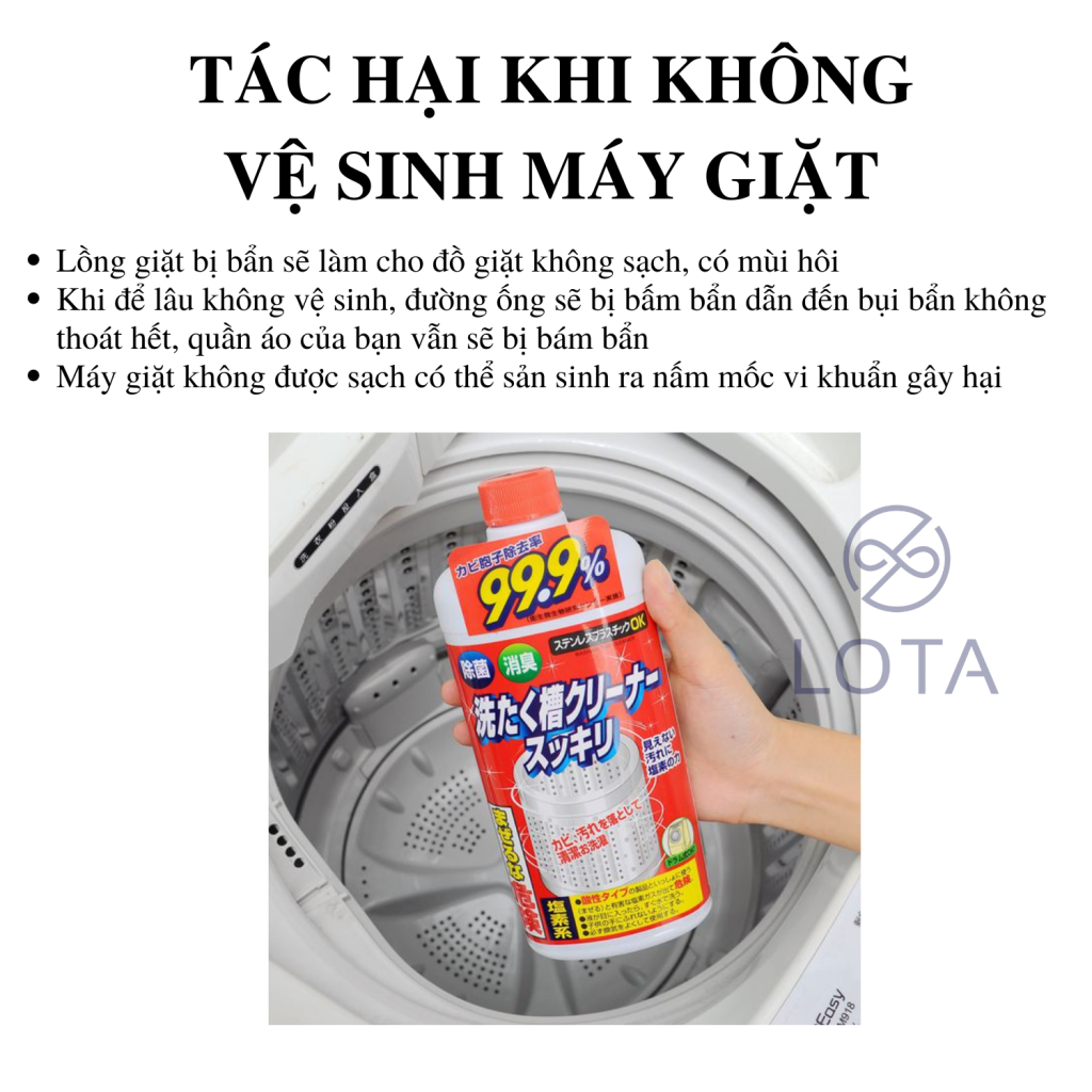 vệ sinh máy giặt